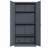 Metal Garage Storage Cabinet With 2 Doors And 4 Adjustable Shelves, 71.96" Steel Lockable File Cabinet With Pegboard Interior, Suitable For Home Offices, Garages, Gyms, Schools