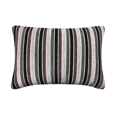 Notredame Chenille Striped Lumbar Pillow