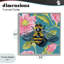 Abeille floue sur giclée à motif floral, design par Kate Jarvik Birch-1865849607-1865849606