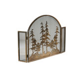 Tall Pines 3 Panel Fireplace Screen