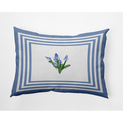 Floral Reversible Throw Pillow
