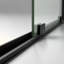 Semi-Frameless Sliding Shower Door, 5/16"(8Mm) Clear SCGG Tempered Glass, Cut Adjustable Width 4"