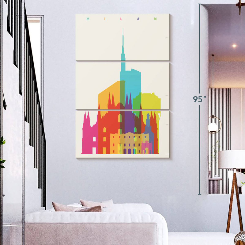 Masam Vibrant Milan, H 74 po x l 48 po