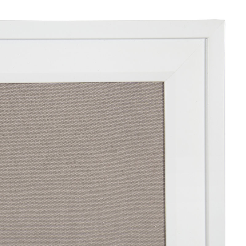 Magnetic Corkboard / Bulletin Board Bulletin Board, 27.5" H x 43.5" W, White
