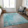 Alfonzo Stain Resistant Abstract Area Rug