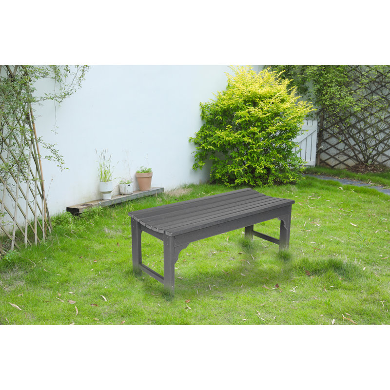 Banc de bistro gris avec balcon - toutes saisons, protégé, capacité de 500 lb, charmant design extérieur avec mini-réfrigérateur résistant aux intempéries