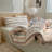 Farmhouse Colorful Pinstripe Washed Cotton Duvet Cover Set-124943810-124943811