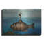  «Fish Submarine» par John Hovenstine, art mural en métal, 24 po x 16 po-677497194