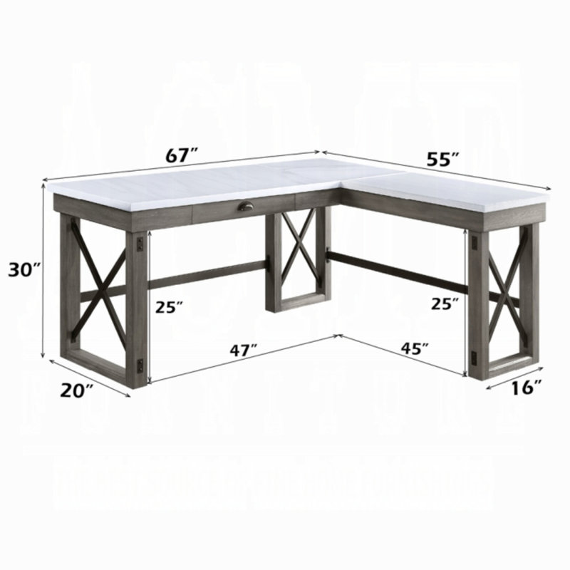 Bureau d'écriture avec plateau relevable Stamant