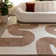 Burnest Wool Hand Woven Cream/Orange Area Rug