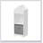 Kids Dollhouse Bookcase with Storage, 2-Tier Storage Display Organizer, Toddler Bookshelf with Collapsible Fabric Drawers for Bedroom or Playroom