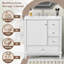 Meuble-lavabo simple 30 po avec comptoir-1134841126