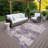 Machine Washable Indoor/Outdoor Earleville ACN2362 Abstract Rug-96896067