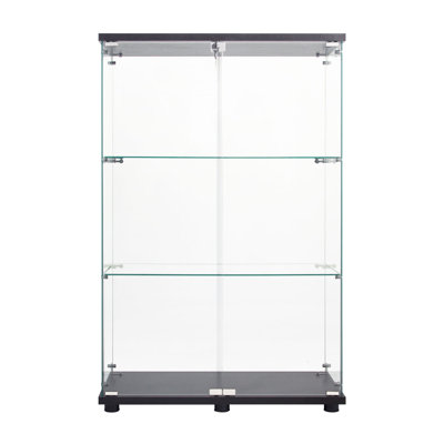 Vitrine à deux portes avec 3 tablettes