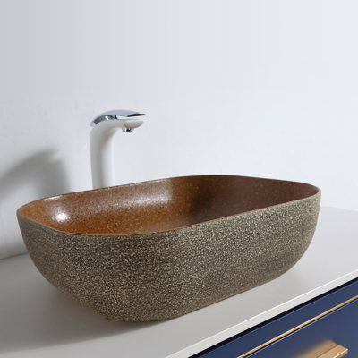 Dowell Ceramic Oval Vessel Sink
