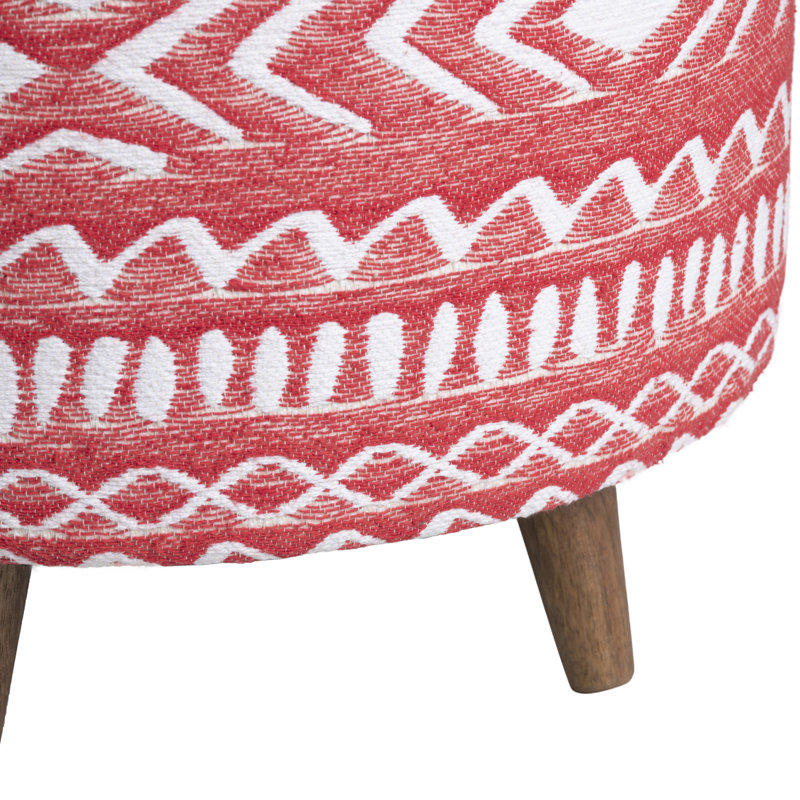 Tabouret Halvorson, rouge