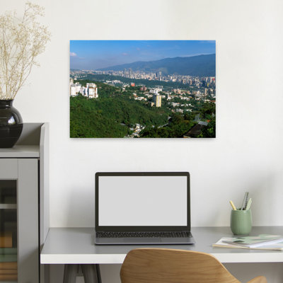 High Angle View Of A City Caracas Venezuela Abstract Contemporary Architecture City Art