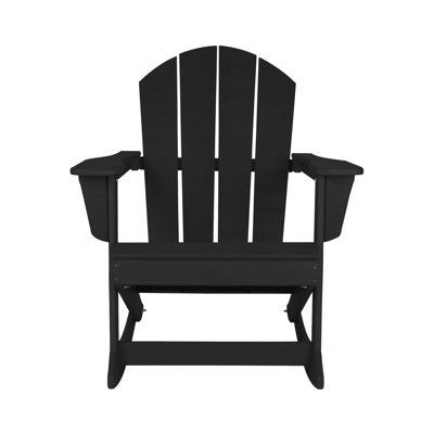 Vinnie Plastic/Resin Rocking Adirondack Chair (Set of 4)