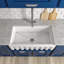 Fireclay Venice Front Reversible 33" L x 18" W Farmhouse/Apron Kitchen Sink with Accessories-1456365216