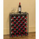 Medlin Floor Wine Bottle Rack