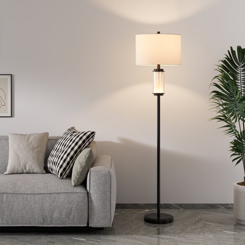 62.5” Floor Lamp With Integrated Night Light