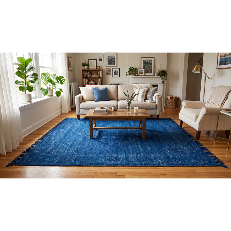 Blue Area Rugs, 20"