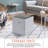 Foldable Storage Fabric Cardboard Bin Set