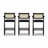 Chic Resin Webbing Back Bar Stool Set, Enhancing Your Bar Ambiance