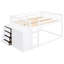 Lit superposé double blanc avec construction solide et rangement fonctionnel en bois de pin blanc-118036607-118036606