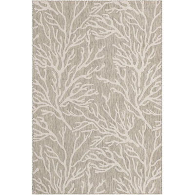 Tapis contemporain gris Azilynn