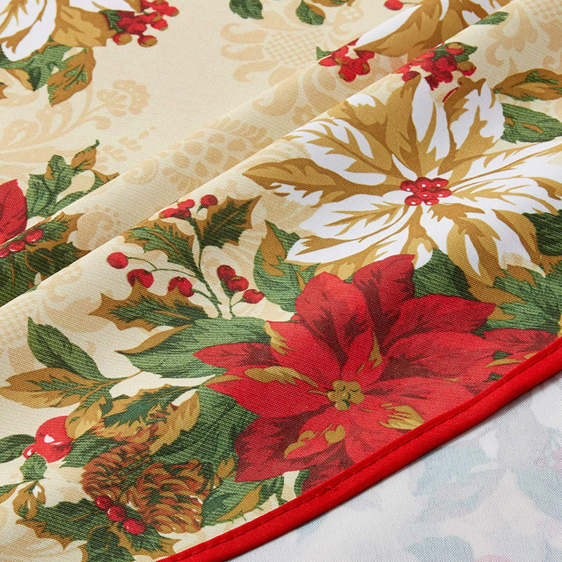 Nappe Providence Poinsettia, l 70 po x P 52 po