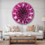 Abstract Flower Petals - Traditional wall clock-1208650586-1208658843