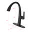 Robinet de cuisine escamotable avec douchette à double fonction, pivotant à 360 ° et cartouche en céramique - Conception sans plomb facile à installer pour évier (CP / BN / B9 / BG)-100674862