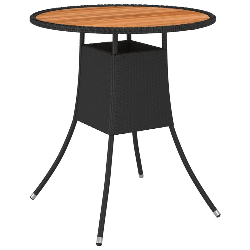 Sadler Round Wicker Outdoor Dining Table , 70cm cm W 70cm cm D