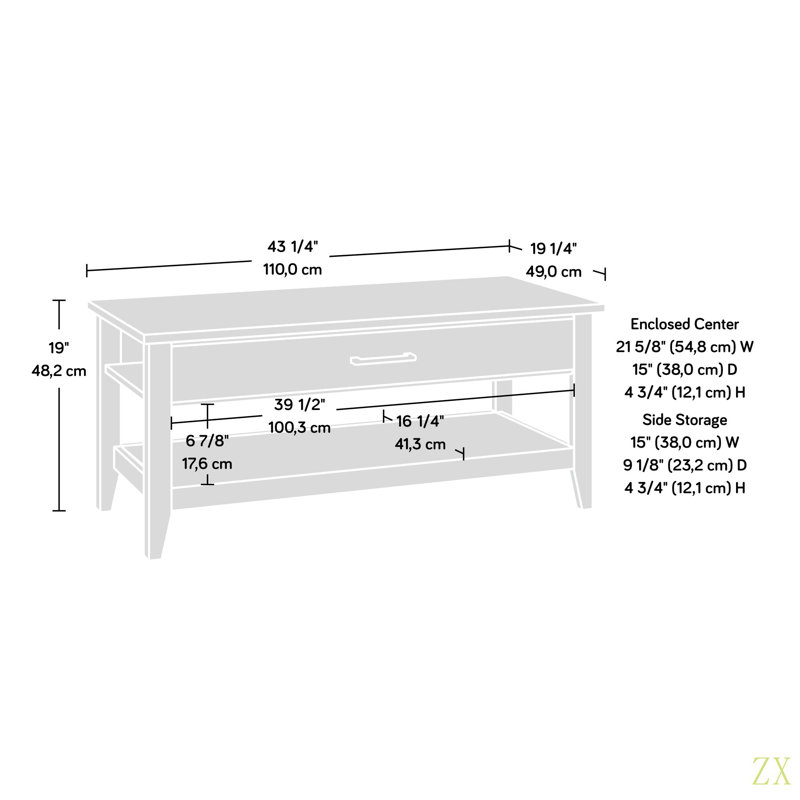 Lift-Top Coffee Table