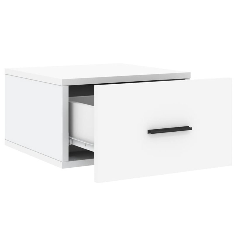 Magbula 35cm W Manufactured Wood Bedside Table, White