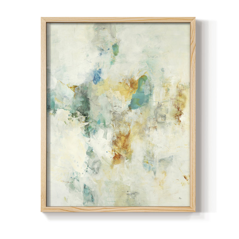 Let's Dance Framed Print - Solid Wood, Natural