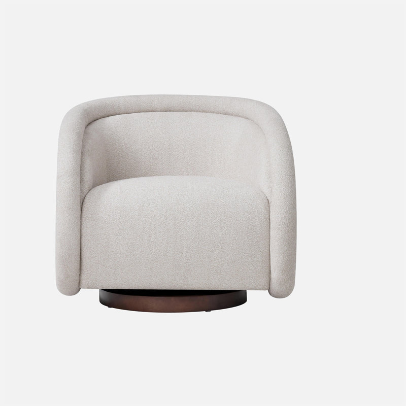 Chaise pivotante Sabbo Beige Boucle