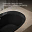 Baignoire encastrée ovale avec surface chauffante-36664296