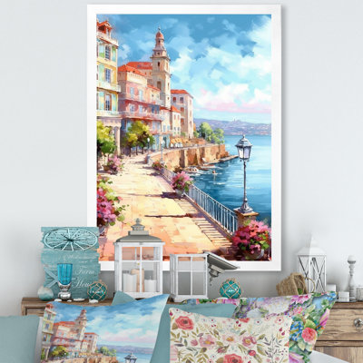 Sunny Port In Italy I - Italy Wall Art
