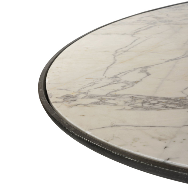 Balboa Outdoor Dining Table 55"-Aged Grey