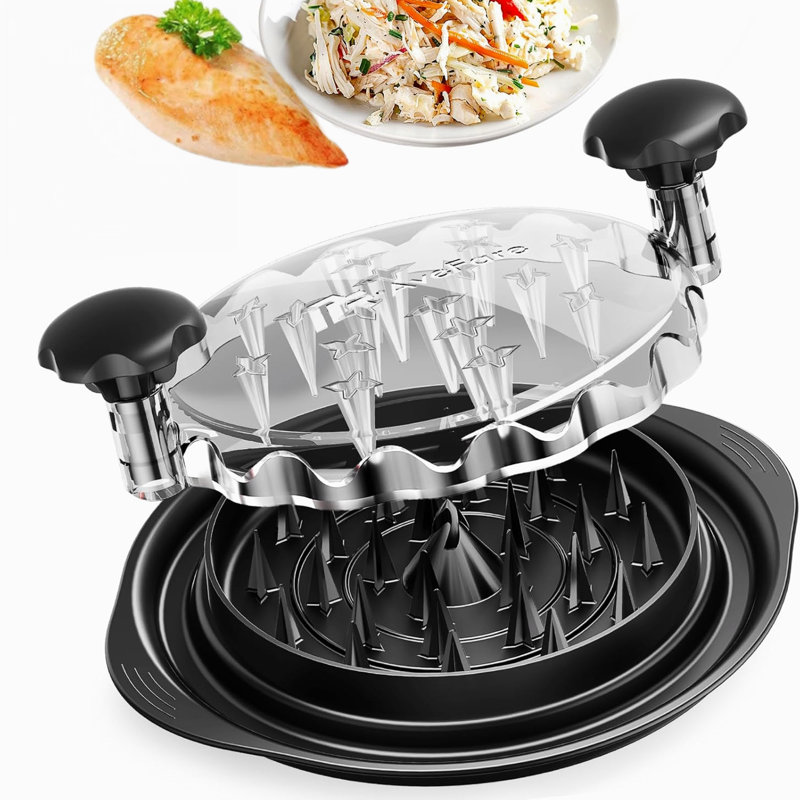 Griffes à viande pour le poulet, le porc effiloché - Outils de déchiquetage résistants à la chaleur et au lave-vaisselle, sans BPA, taille de déchiquetage personnalisable - Accessoires de cuisine