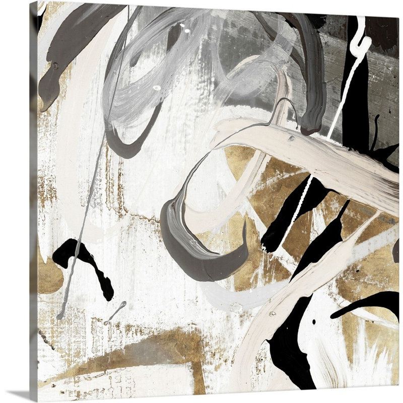 " Tangled I " Painting Print, 36" H x 36" W, Wrapped Canvas