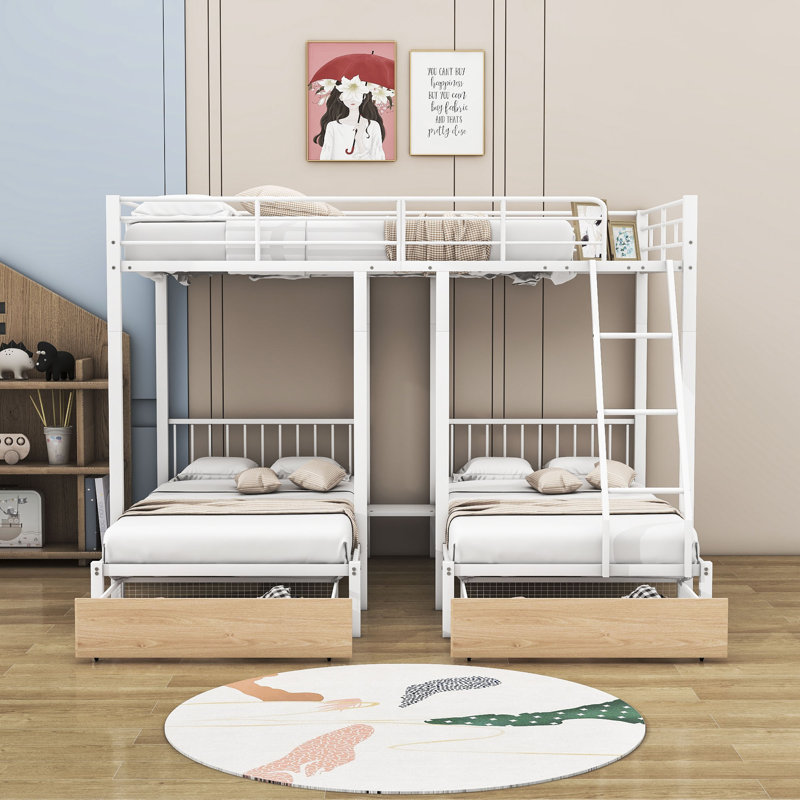 Kirkbride Kids Bunk Bed, White