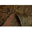 Tapis traditionnel pré-1900 à teinture végétale antique 4 x 6