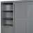 Bed With Side Flip In Gray - Maximize Your Space Closet And Drawer Storage For Queen-343286657