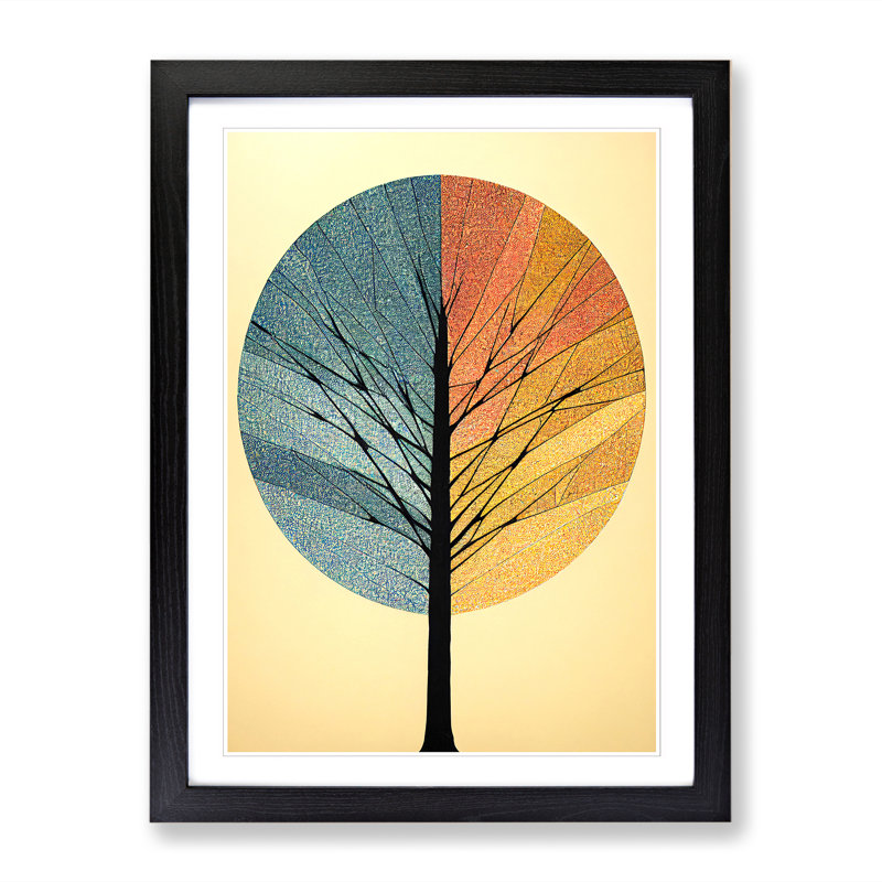 Tree Design Vol.3 - Wall Art, 34cm H x 25cm W x 2cm D, Walnut