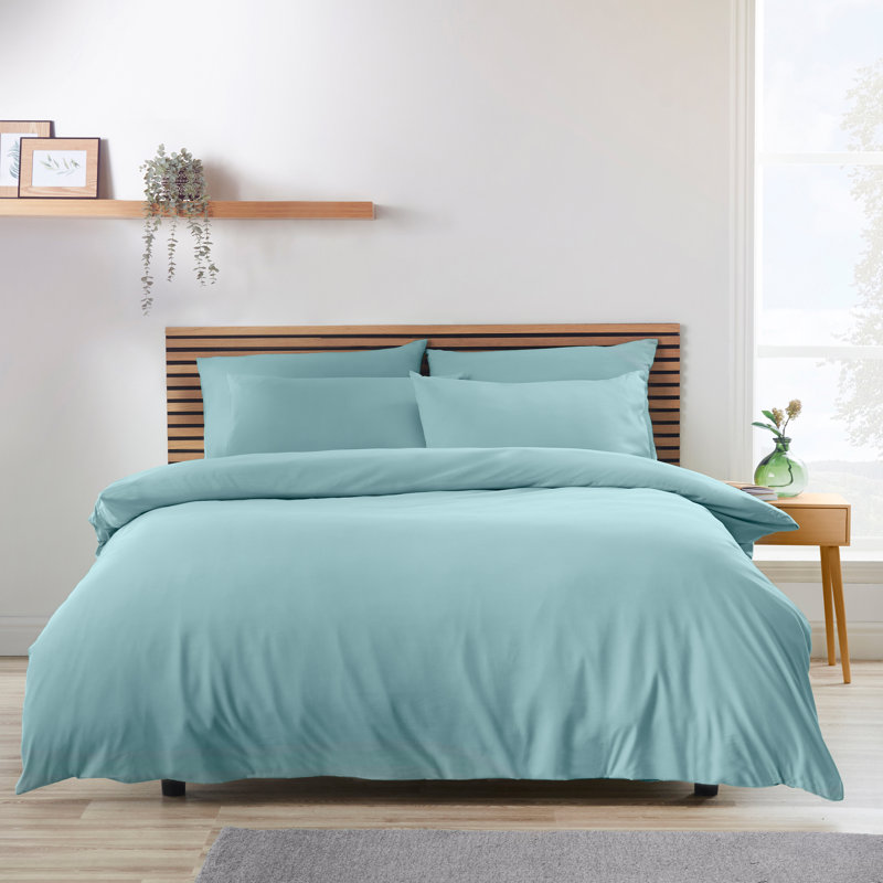So Soft Easy Iron Duvet Cover Set, Single - 1 Standard Pillowcase, Blue