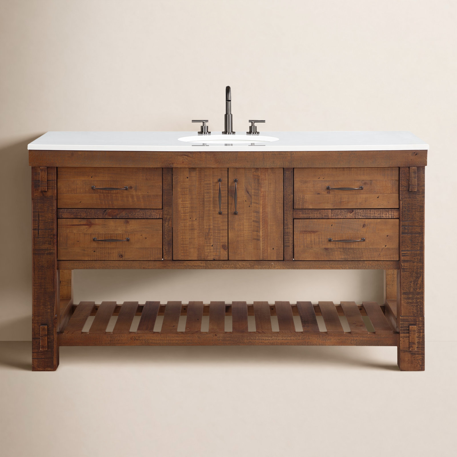 Bromley 60" Single Bathroom Vanity