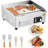 22-Inch Commercial Electric Grill 1600W – Non-Stick Stainless Steel Flat Top Griddle with Adjustable Temp 122°F-572°F, Countertop Grill for Home Restaurant, Food Truck & Outdoor Cooking